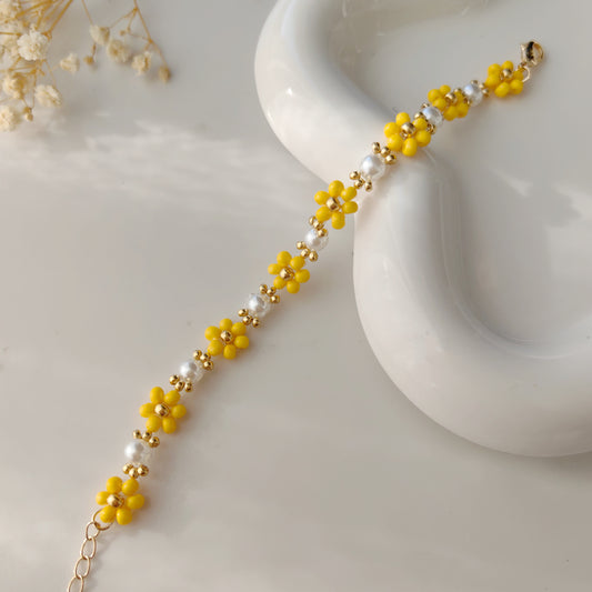 Yellow-Bead-Handmade-bracelet