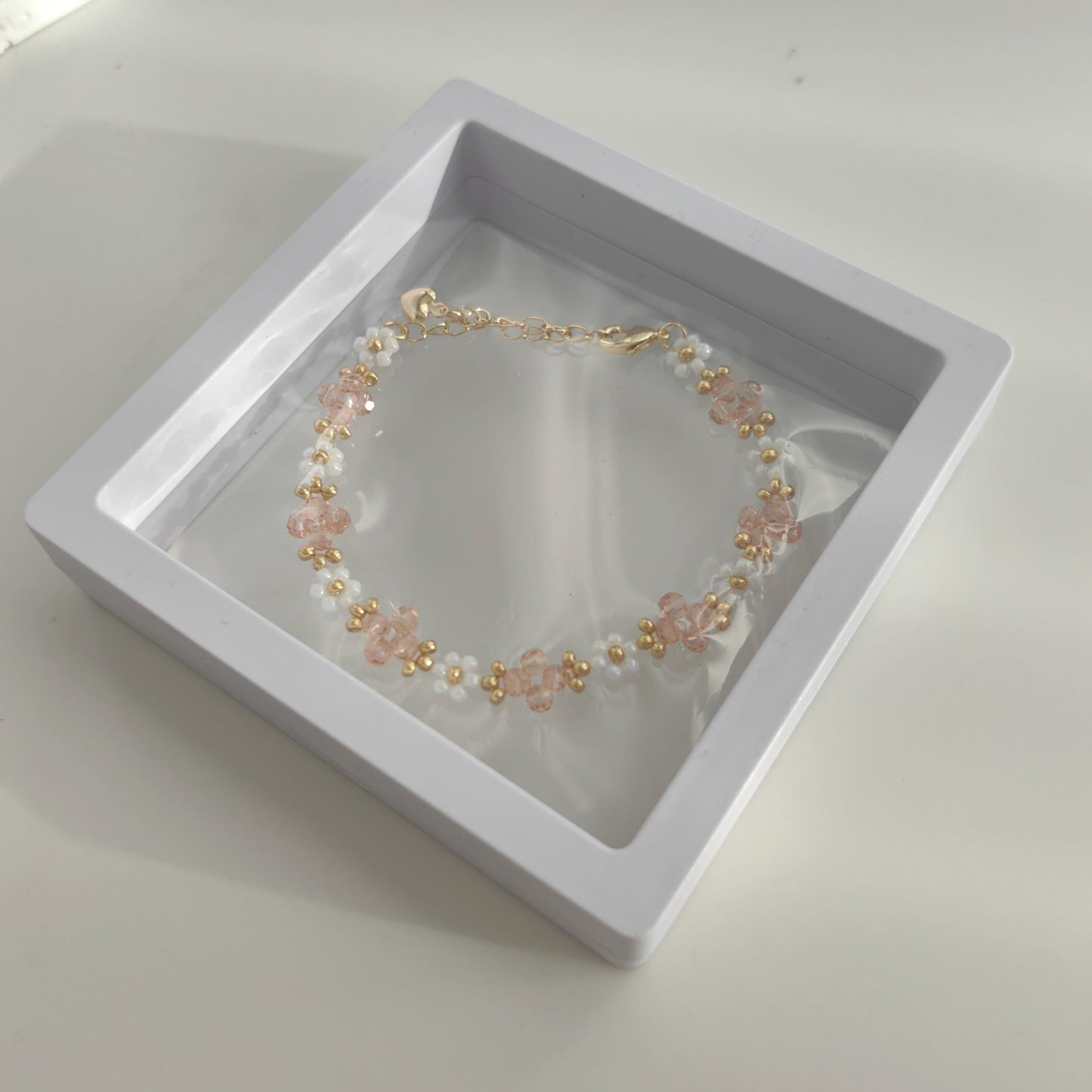 bead-handmade-bracelets-with-pink-crystal