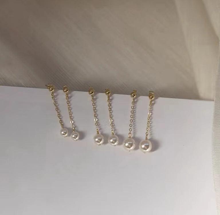 handmade pearl earring