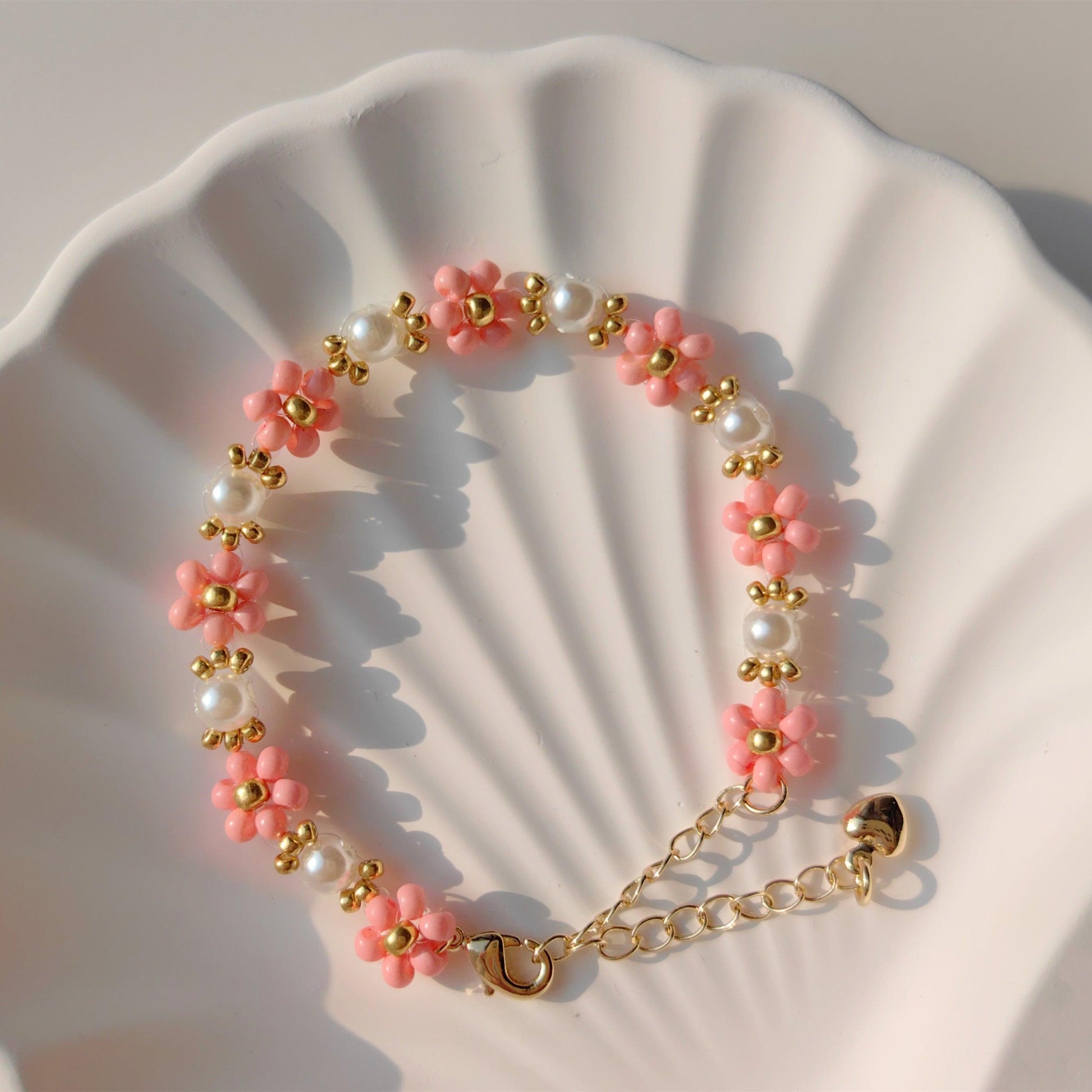 pink-beads-handmade-bracelet